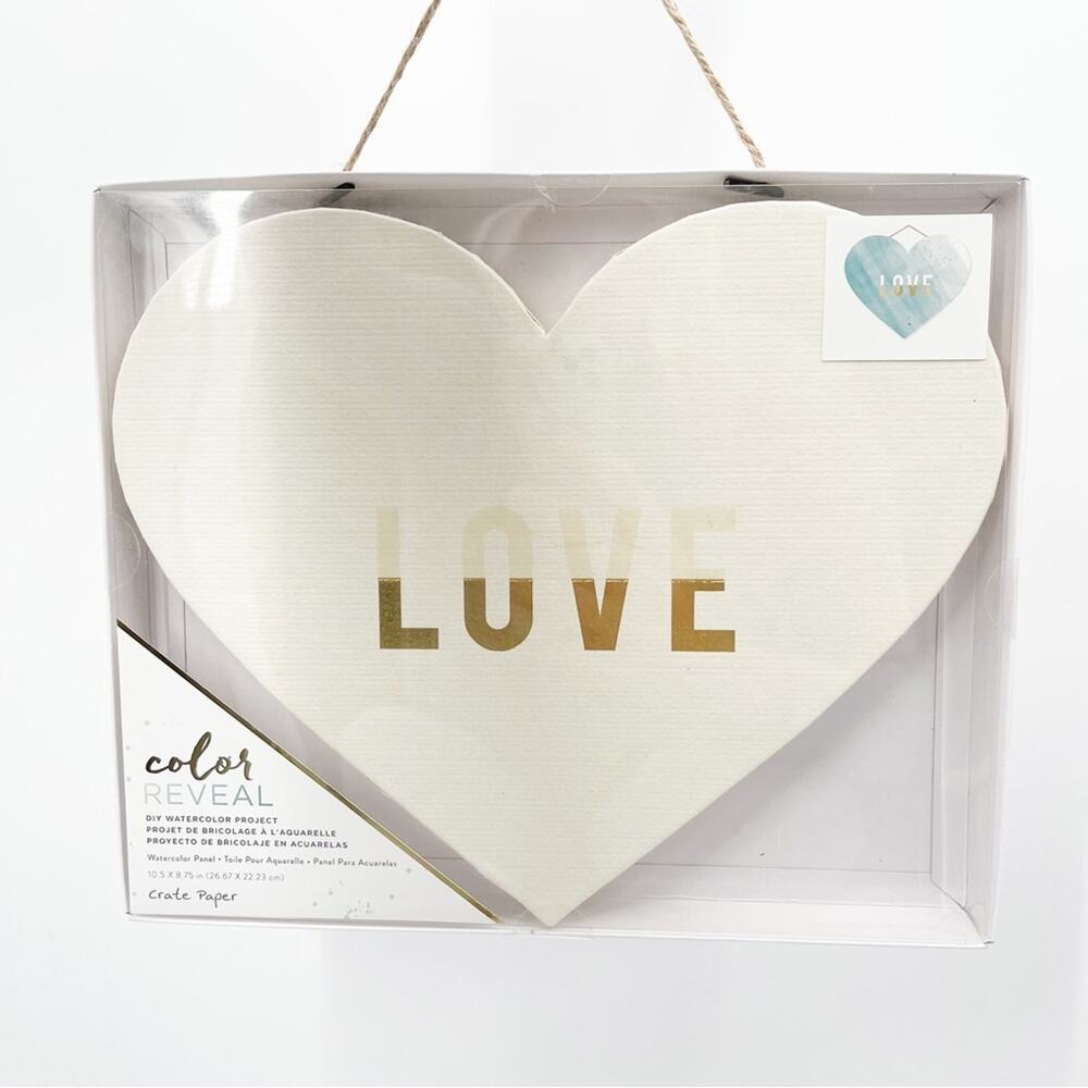 CRATE PAPER x American Crafts DIY Watercolor Project Color Reveal Hanging Decor